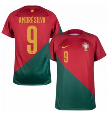 Portugalsko Andre Silva #9 Domácí Dres MS 2022 Krátkým Rukávem